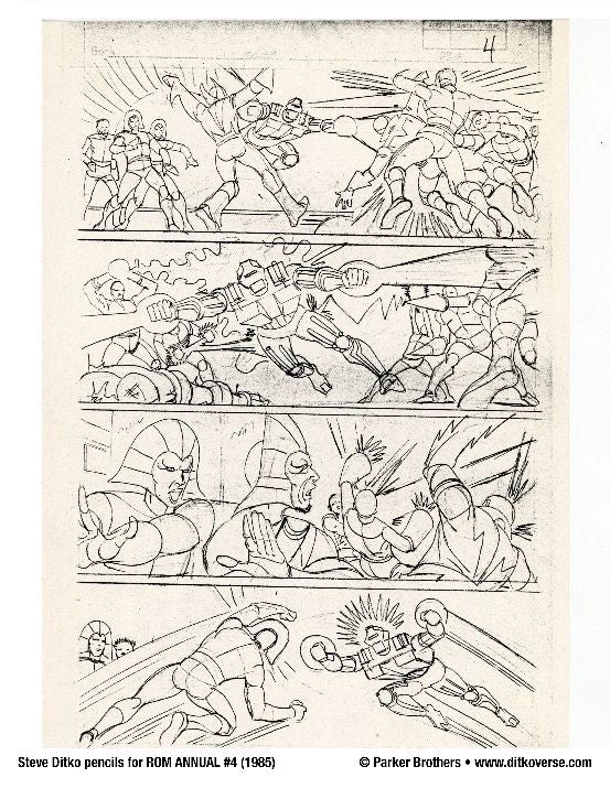 Steve Ditko Pencil Prints (4)