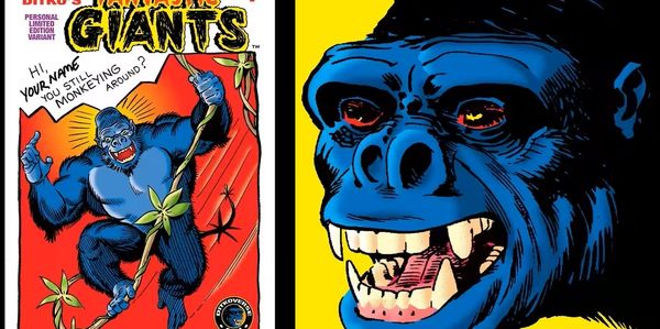 Fantastic Giants personalized print variant artwork