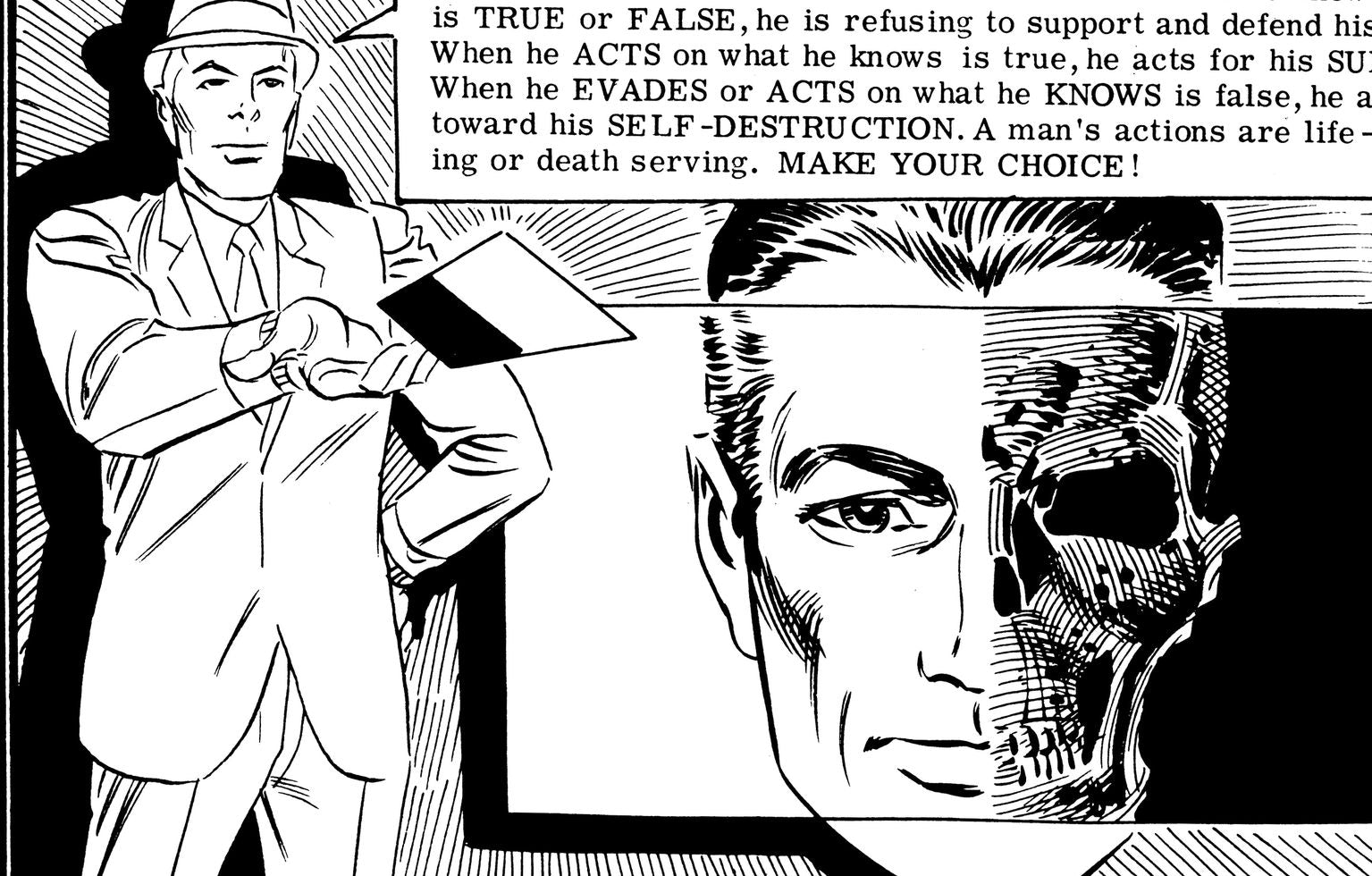 Mr. A comic panel from Promo 4