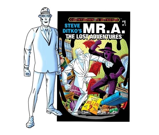 Mr. A: The Lost Adventures cover and character