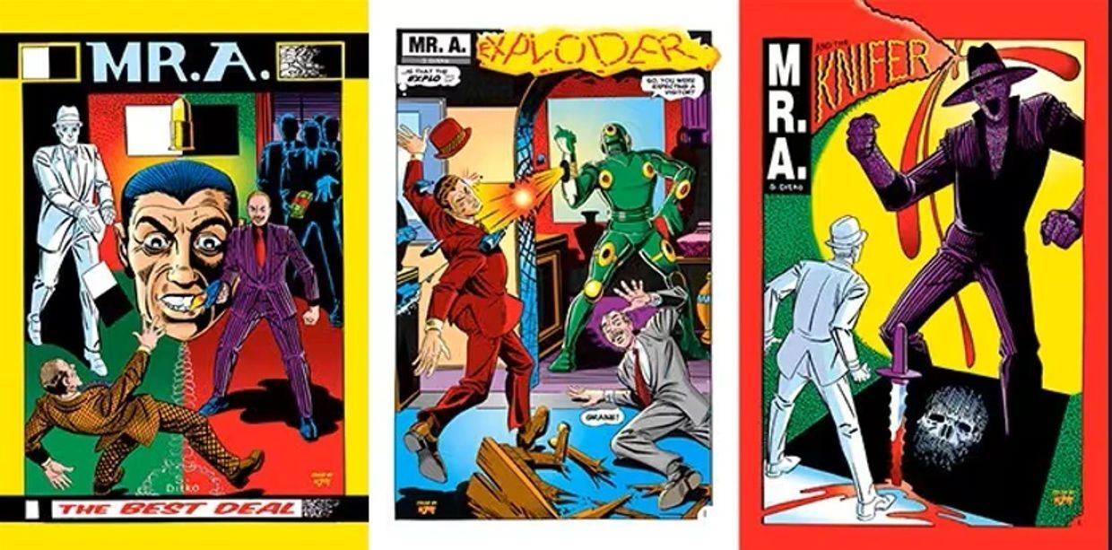 Mr. A comic pages